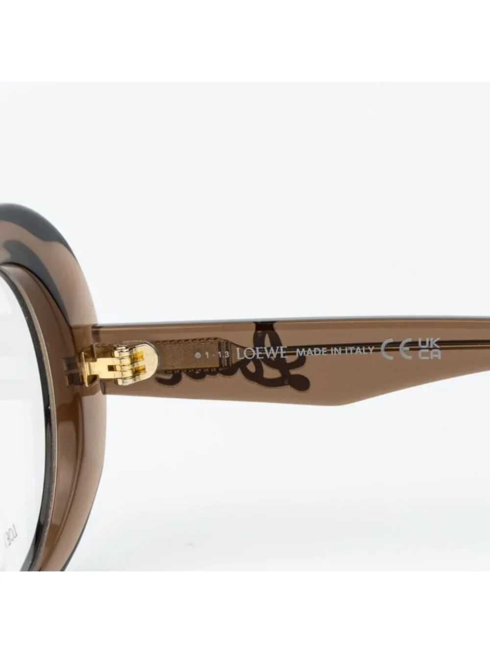 Loewe CURVY Women Sunglasses Brown Round LW50046I 045 NEW AUTHENTIC